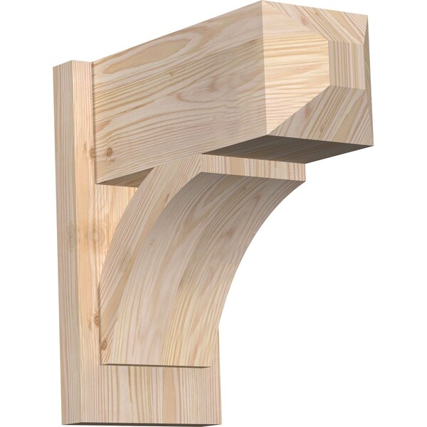 Ekena Millwork Thorton Craftsman Smooth Outlooker, Douglas Fir, 7 1/2"W x 16"D x 16"H OUT08X16X16THR04SDF - main